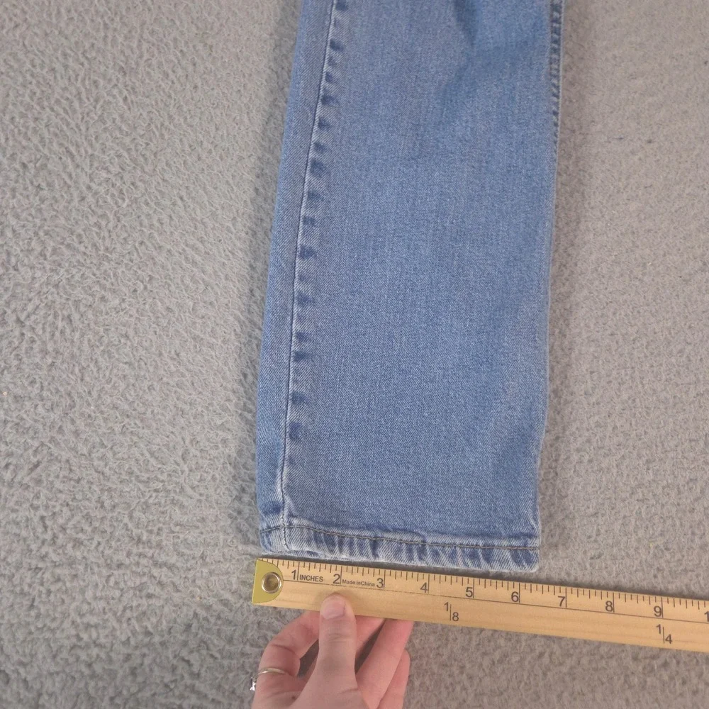 Levi's Jeans Mens 32x32 Blue 511 Slim Leg Distressed Ripped Knee Stretch Denim